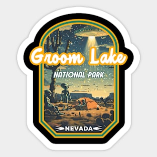 Groom Lake National park 2 Sticker